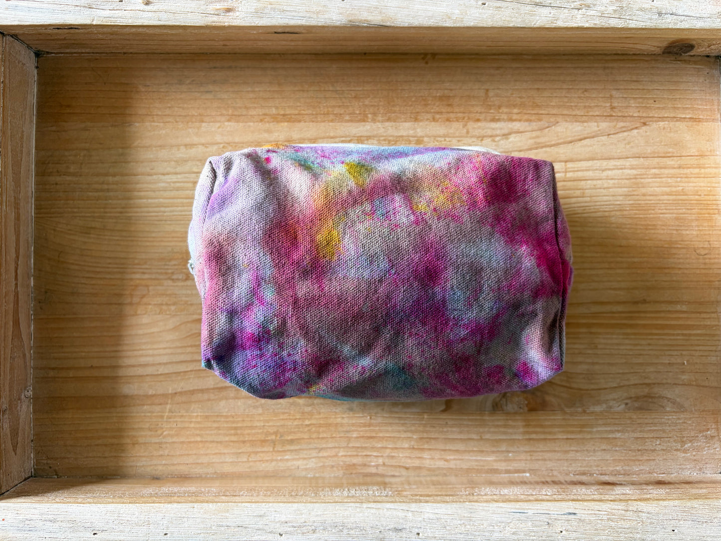Ice Dyed Zipper Pouch