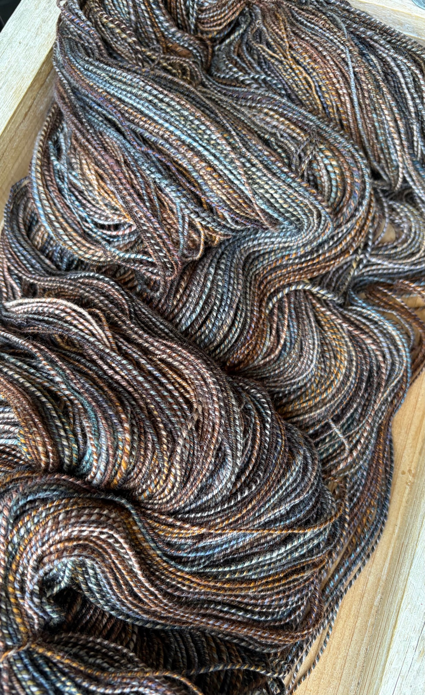 Hand Spun Yarn - 100% Superwash Merino Wool
