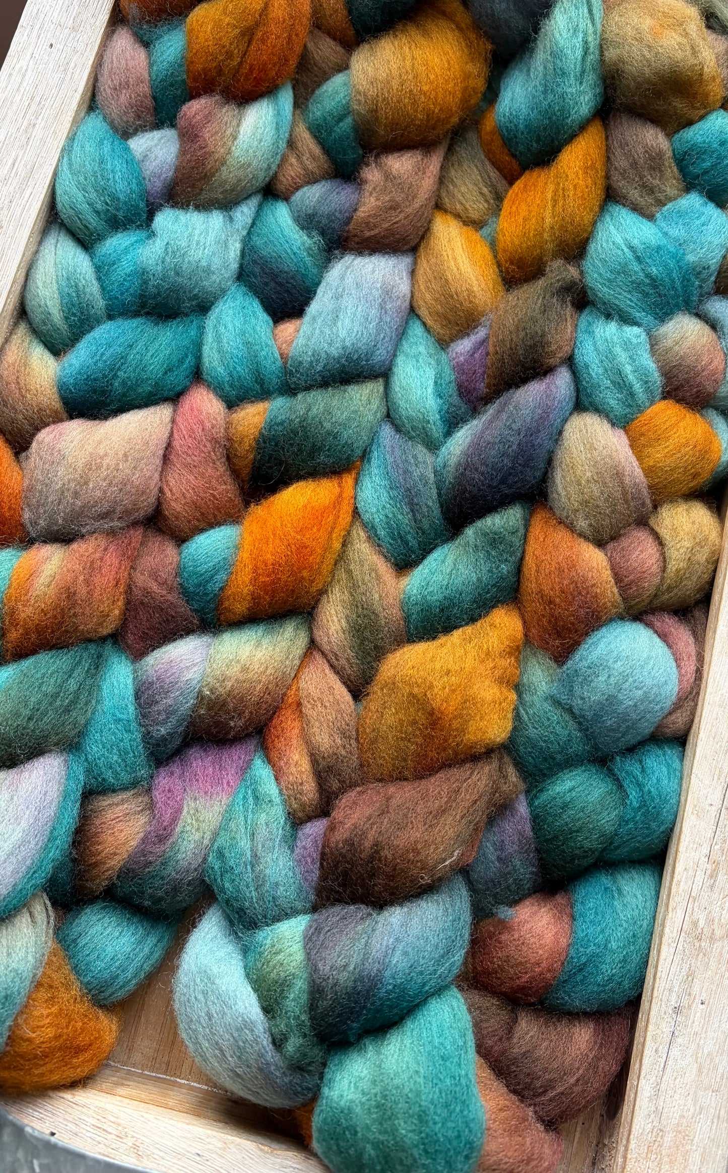 Polwarth - 22 Micron - One of a Kind Batch - 100 grams of Spinning Fibre - Hand Dyed Combed Top