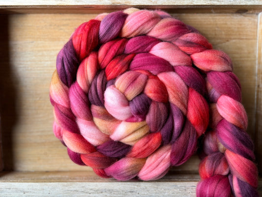 Peony Party - 100 grams of Spinning Fibre