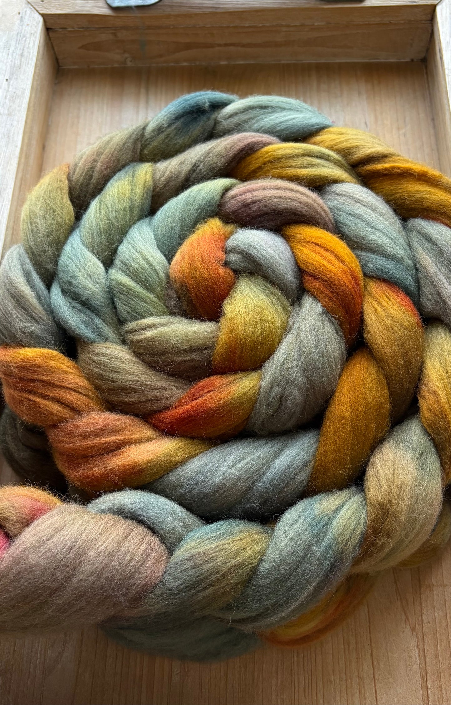Targhee - 23 Micron - One of a Kind Batch - 100 grams of Spinning Fibre - Hand Dyed Combed Top