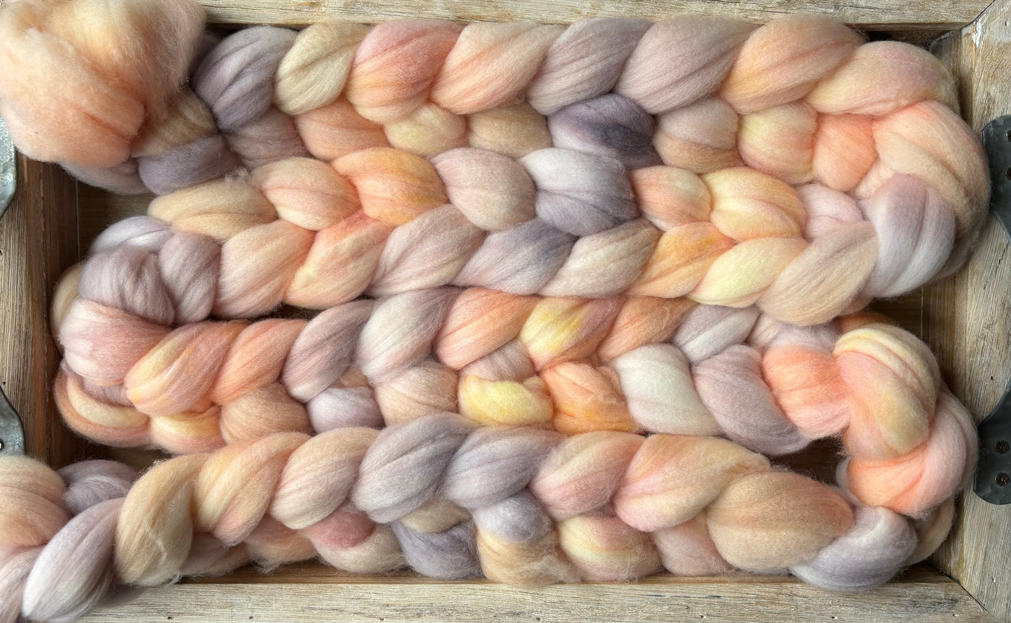 Seashells - 100 grams of Spinning Fibre