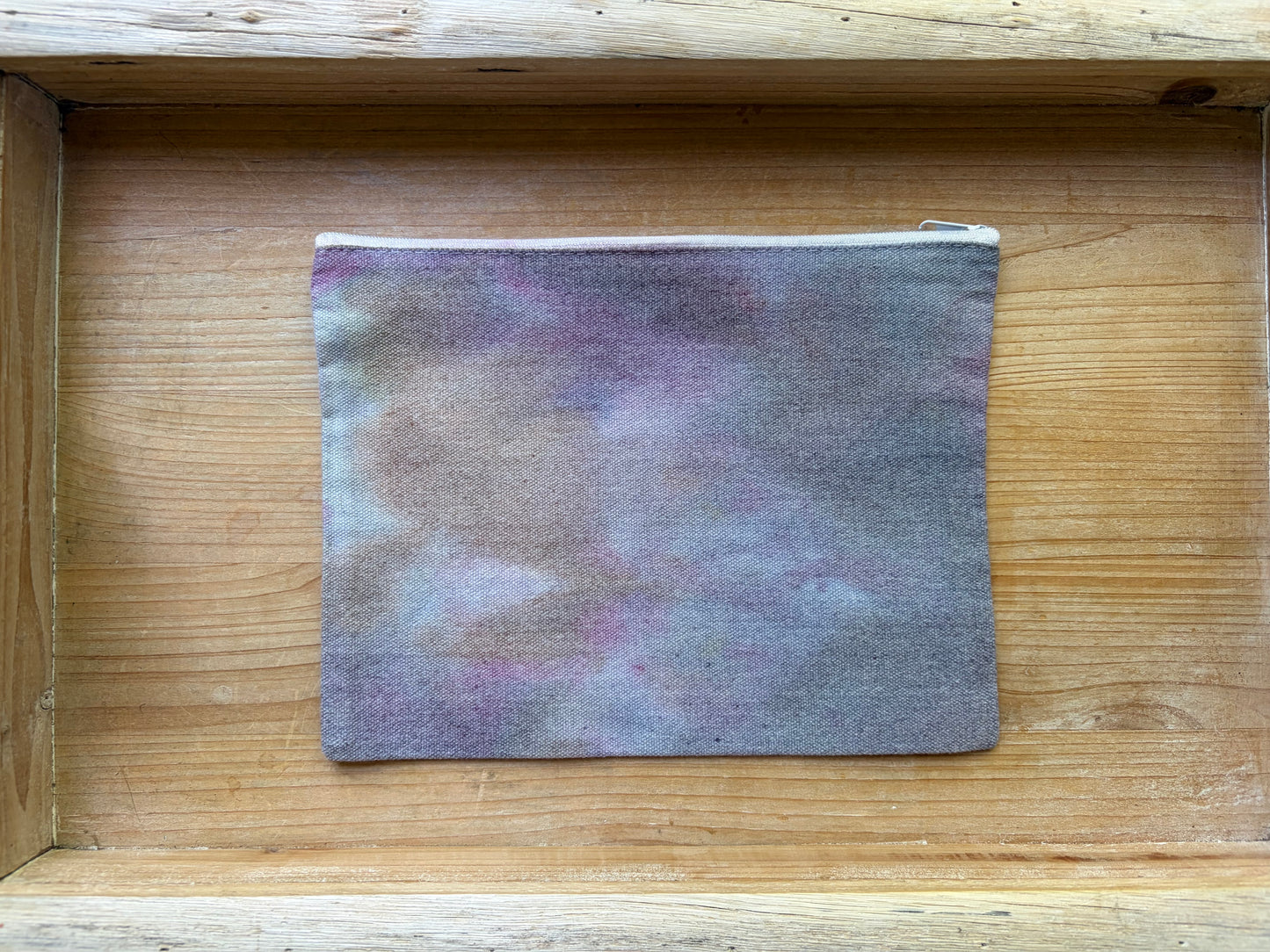 Ice Dyed Zipper Pouch