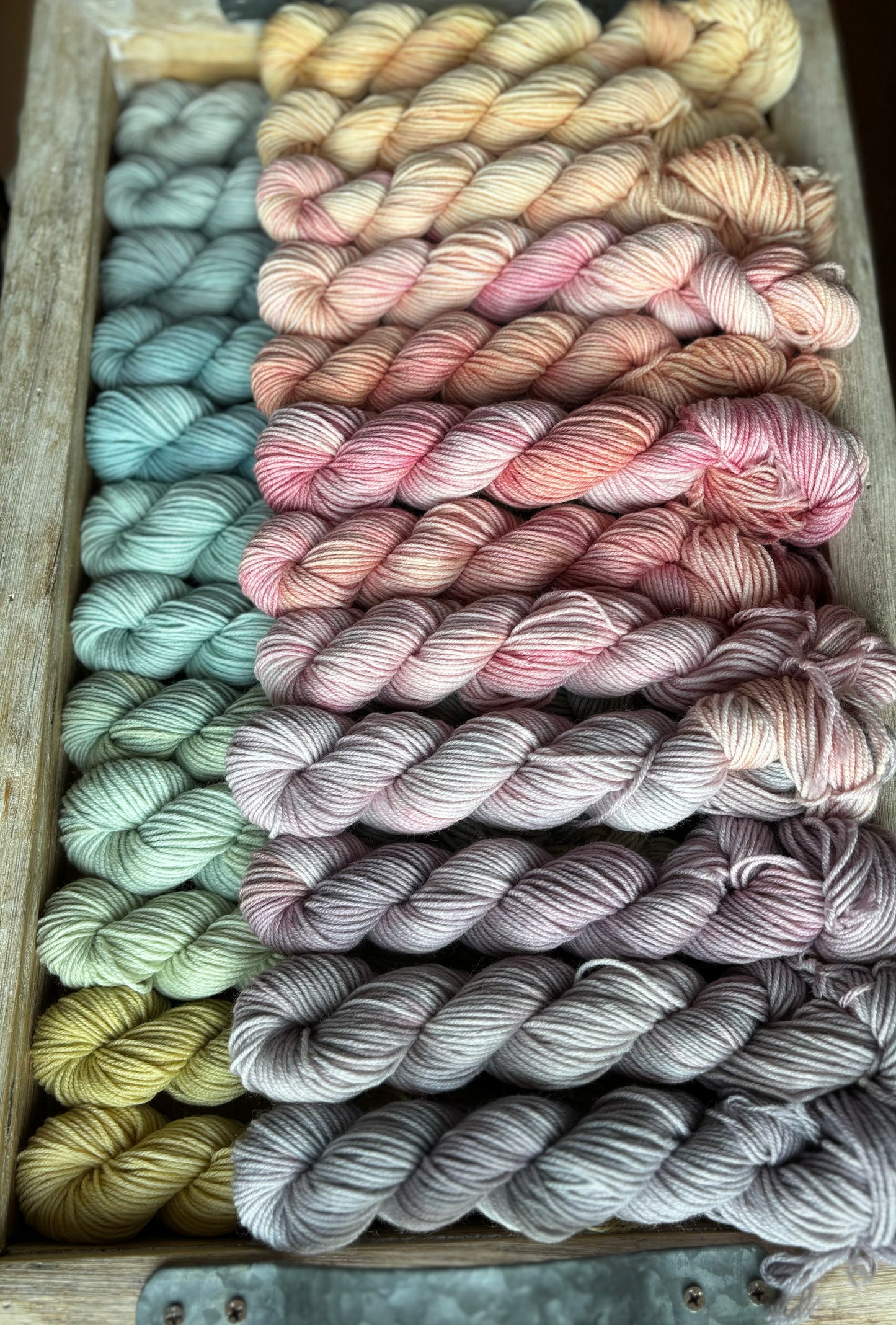 24 Skein Mini Yarn Fade - Squishy Sock Base