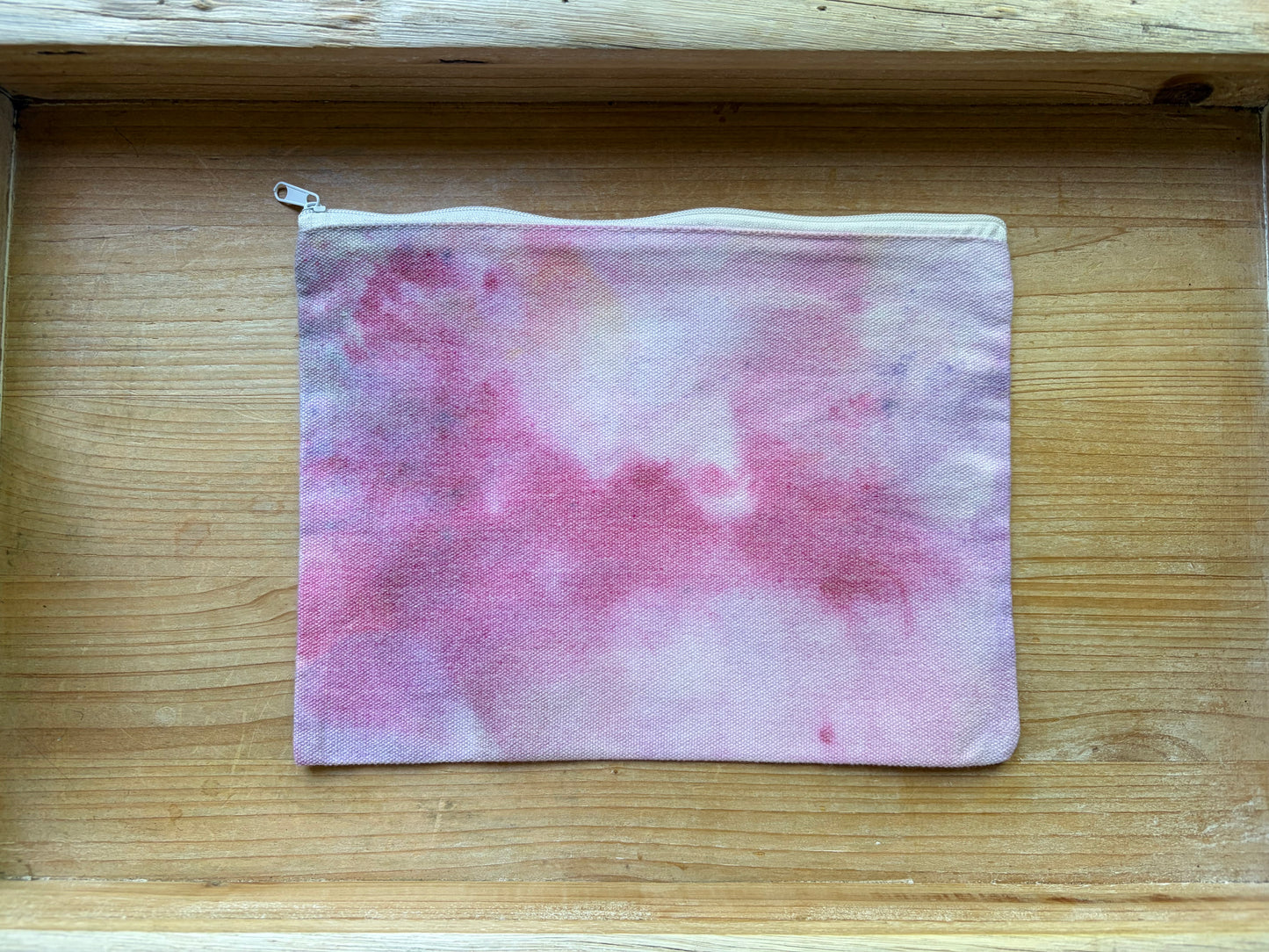 Ice Dyed Zipper Pouch