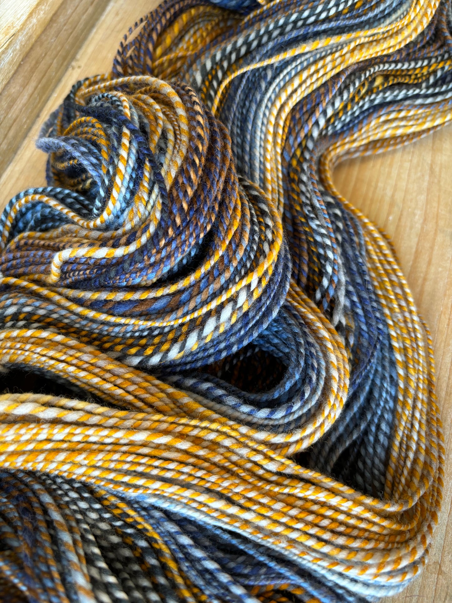 Hand Spun Yarn - 100% Superwash Merino Wool