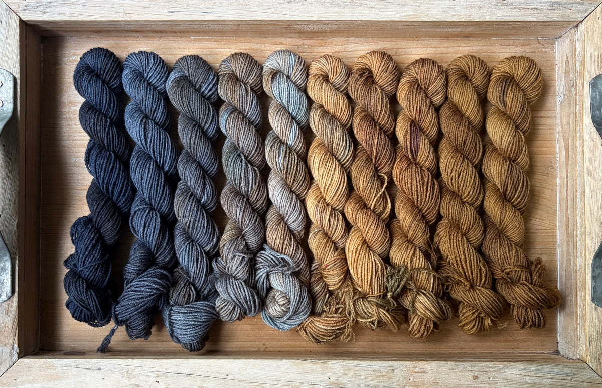 10 Skein Mini Yarn Fade - Squishy Sock Base