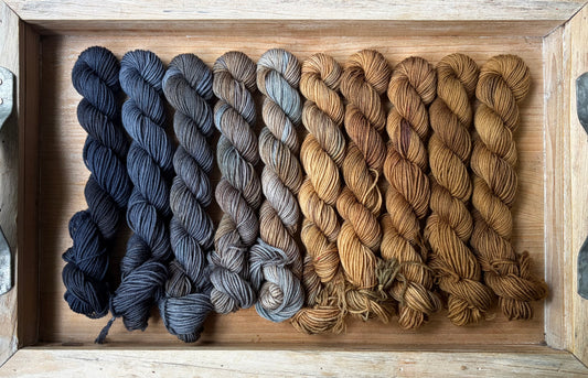 10 Skein Mini Yarn Fade - Squishy Sock Base