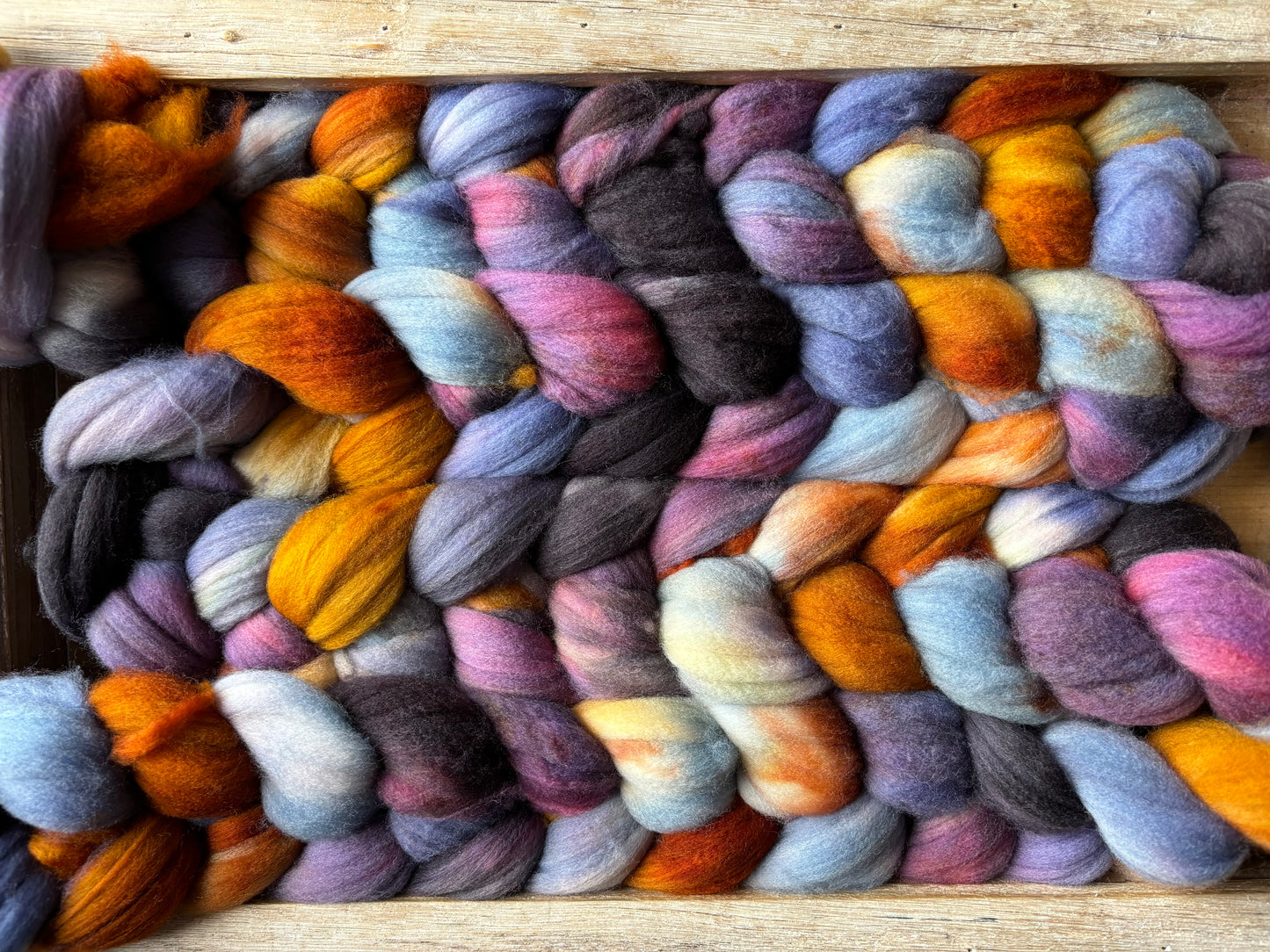 Flicker and Flame - 100 grams of Spinning Fibre