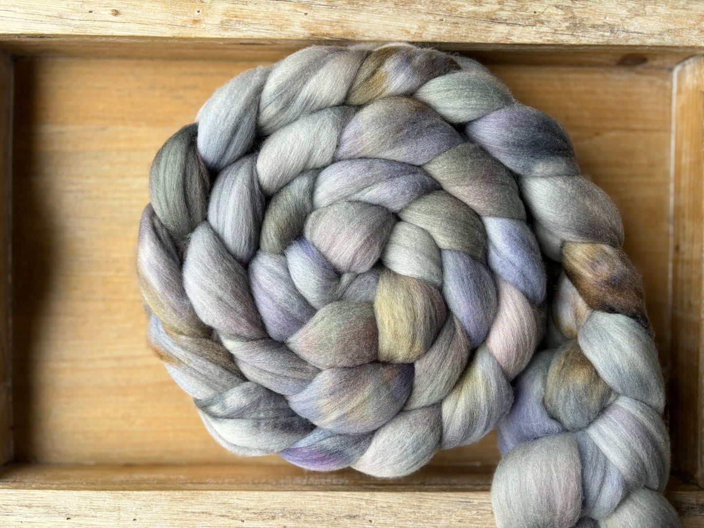 One of a Kind Batch - 100 grams of Spinning Fibre - Untreated Merino Wool 22 Micron - Hand Dyed Combed Top