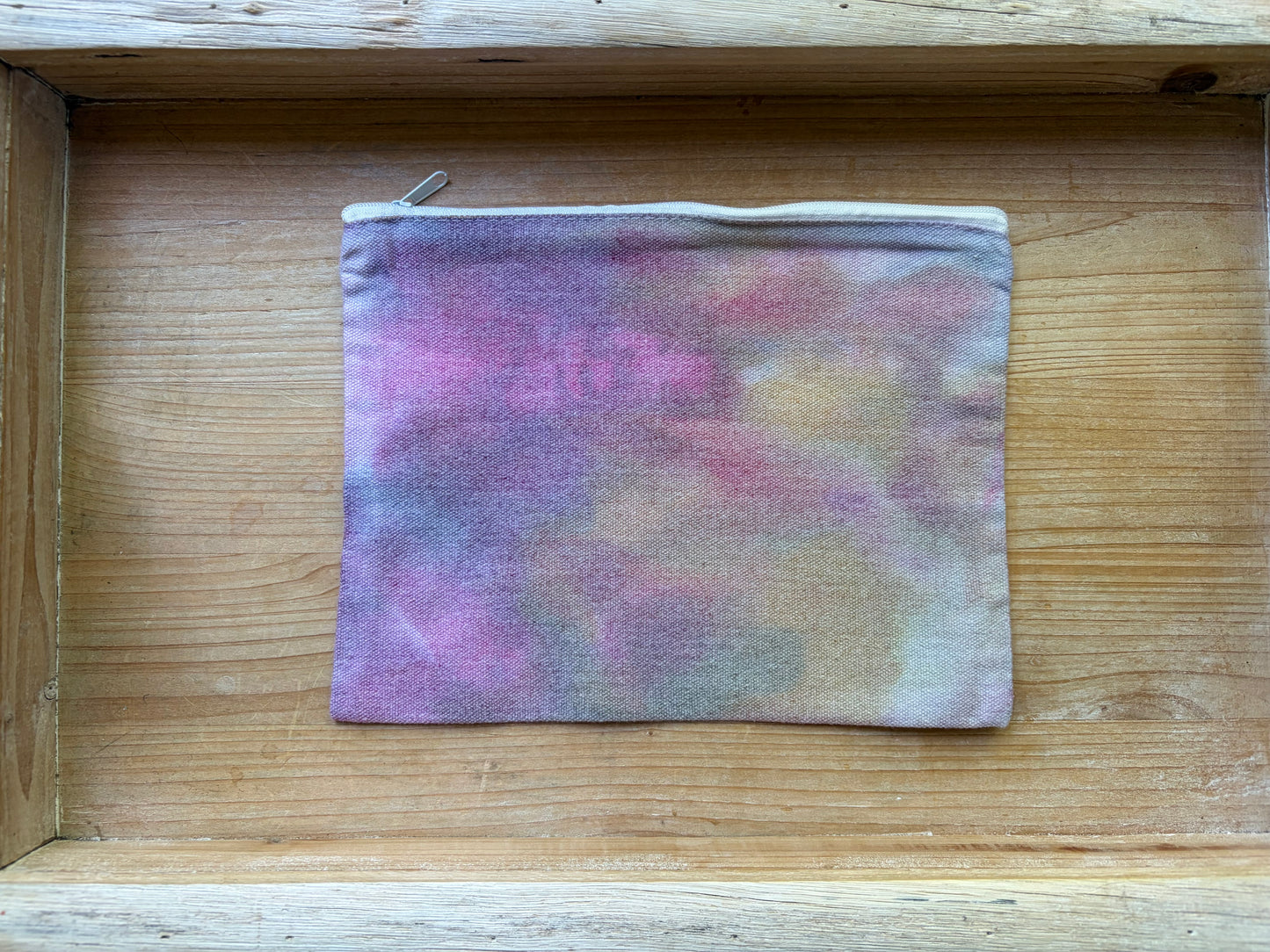 Ice Dyed Zipper Pouch