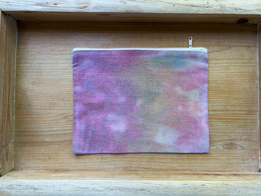 Ice Dyed Zipper Pouch