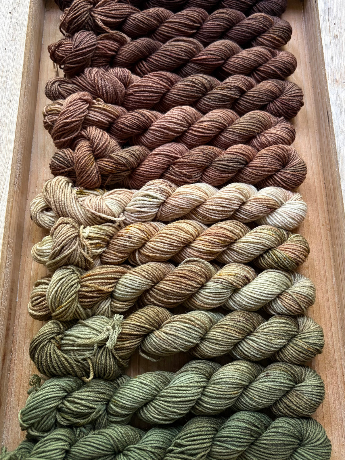 12 Skein Mini Yarn Fade - Squishy Sock Base