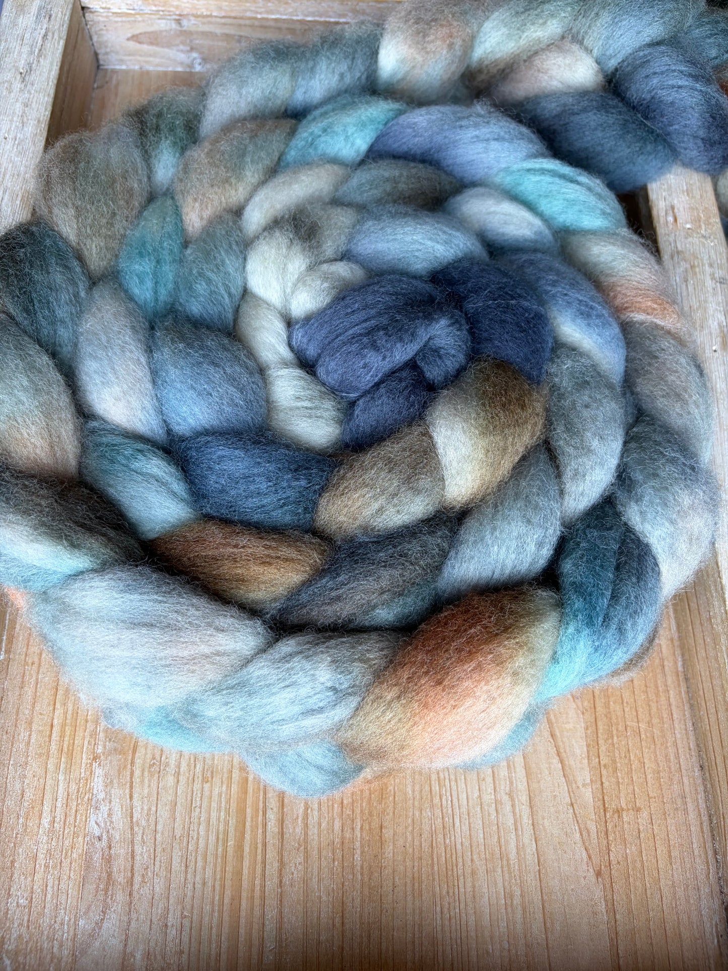Bluefaced Leicester Wool - 26 Micron - One of a Kind Batch - 100 grams of Spinning Fibre - Hand Dyed Combed Top
