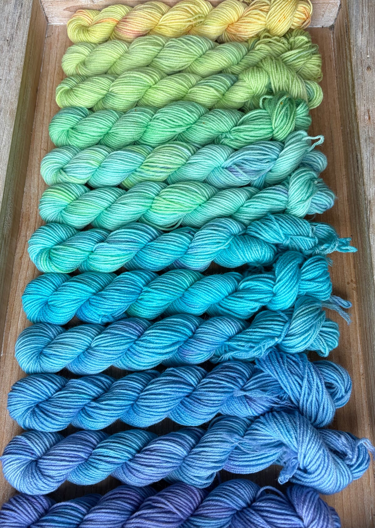 24 Skein Mini Yarn Fade - Squishy Sock Base