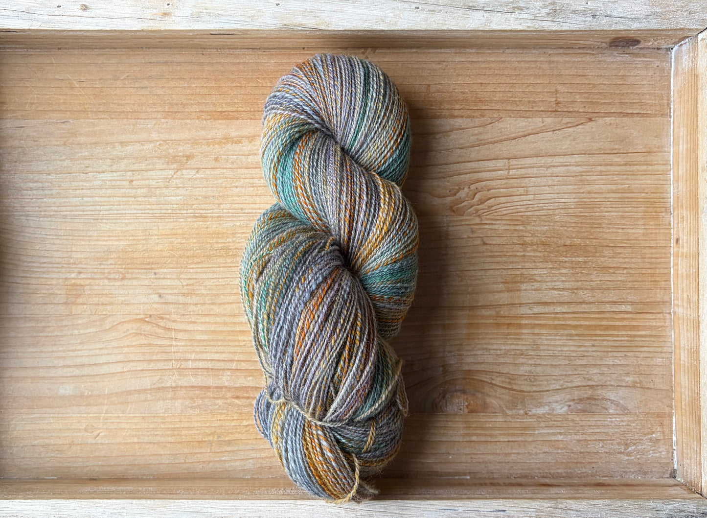 Hand Spun Yarn - 26 Micron Bluefaced Liecester Wool