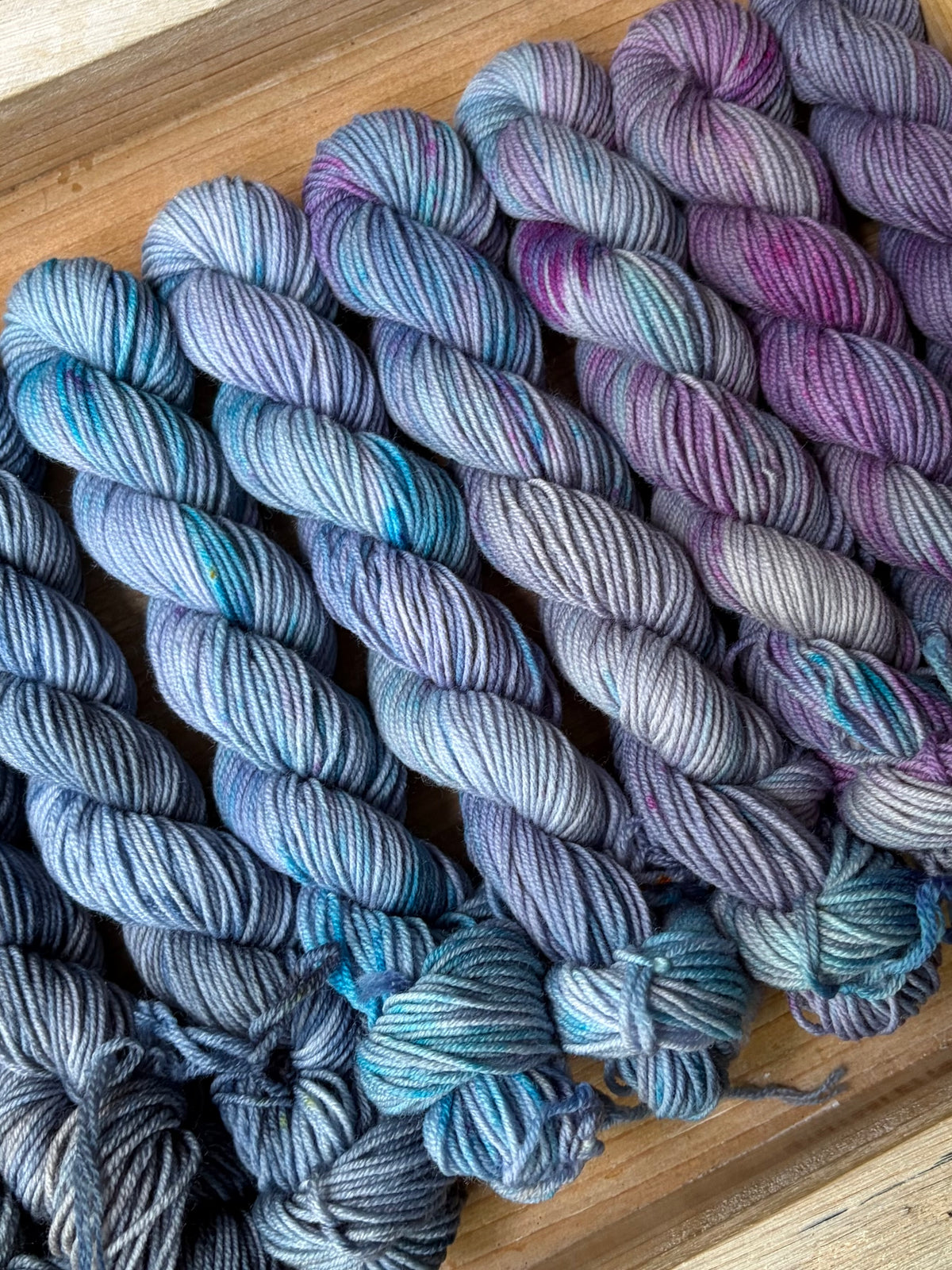 12 Skein Mini Yarn Fade - Squishy Sock Base