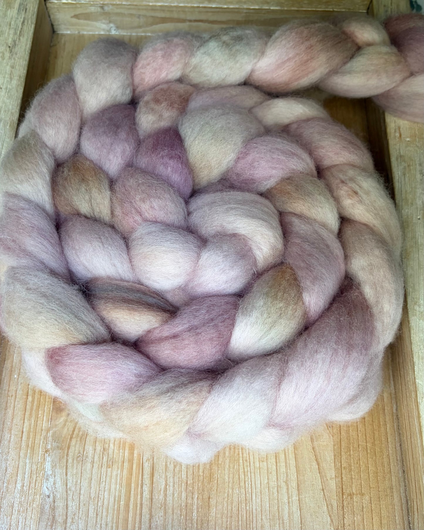 Bluefaced Leicester Wool - 26 Micron - One of a Kind Batch - 100 grams of Spinning Fibre - Hand Dyed Combed Top