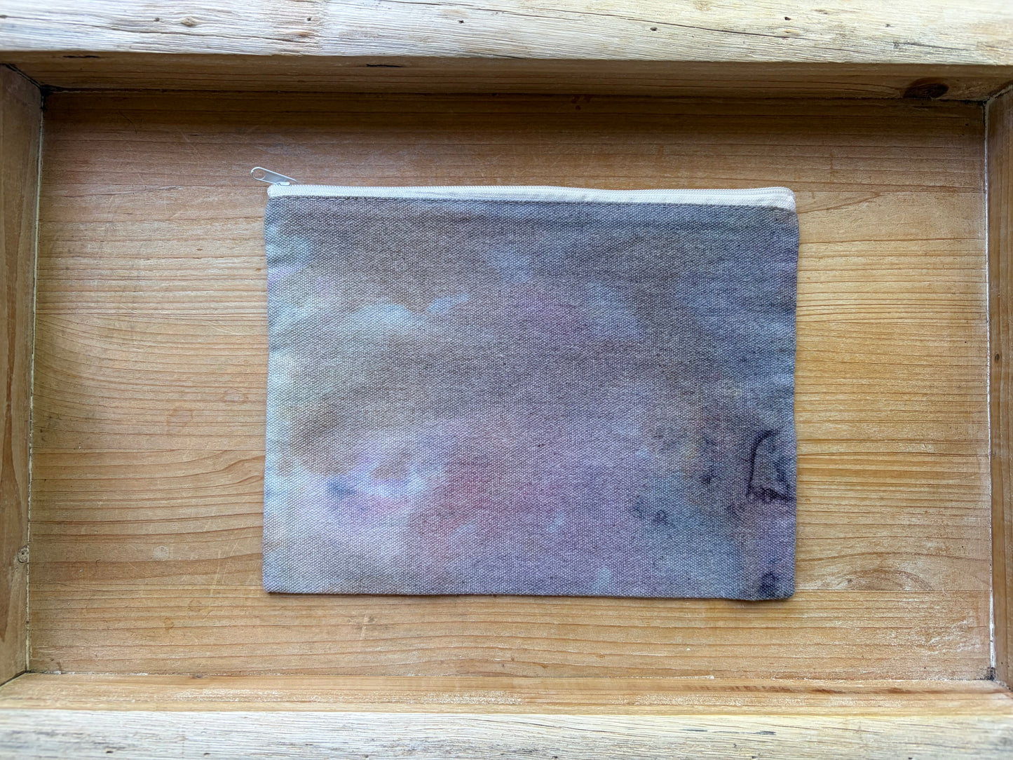 Ice Dyed Zipper Pouch