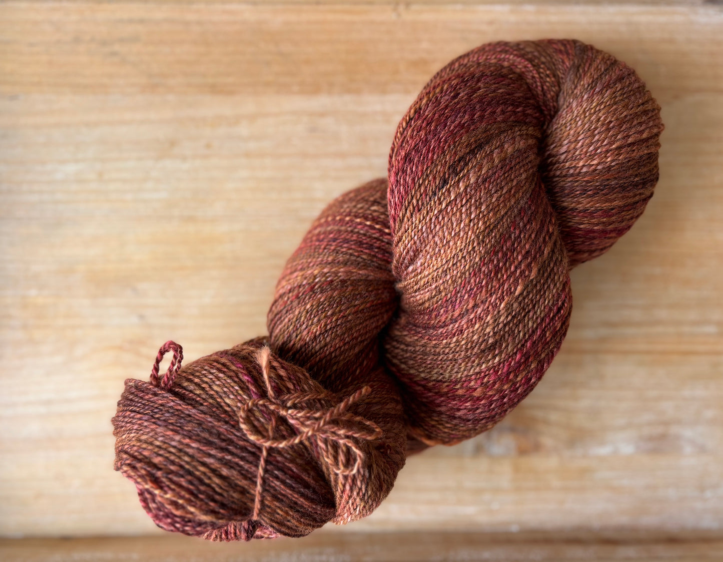 Hand Spun Yarn - 100% Untreated Merino Wool