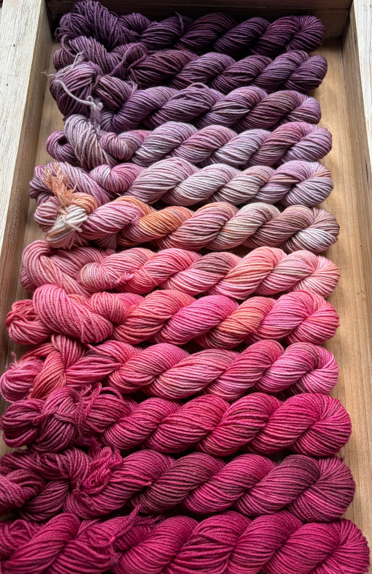 12 Skein Mini Yarn Fade - Squishy Sock Base