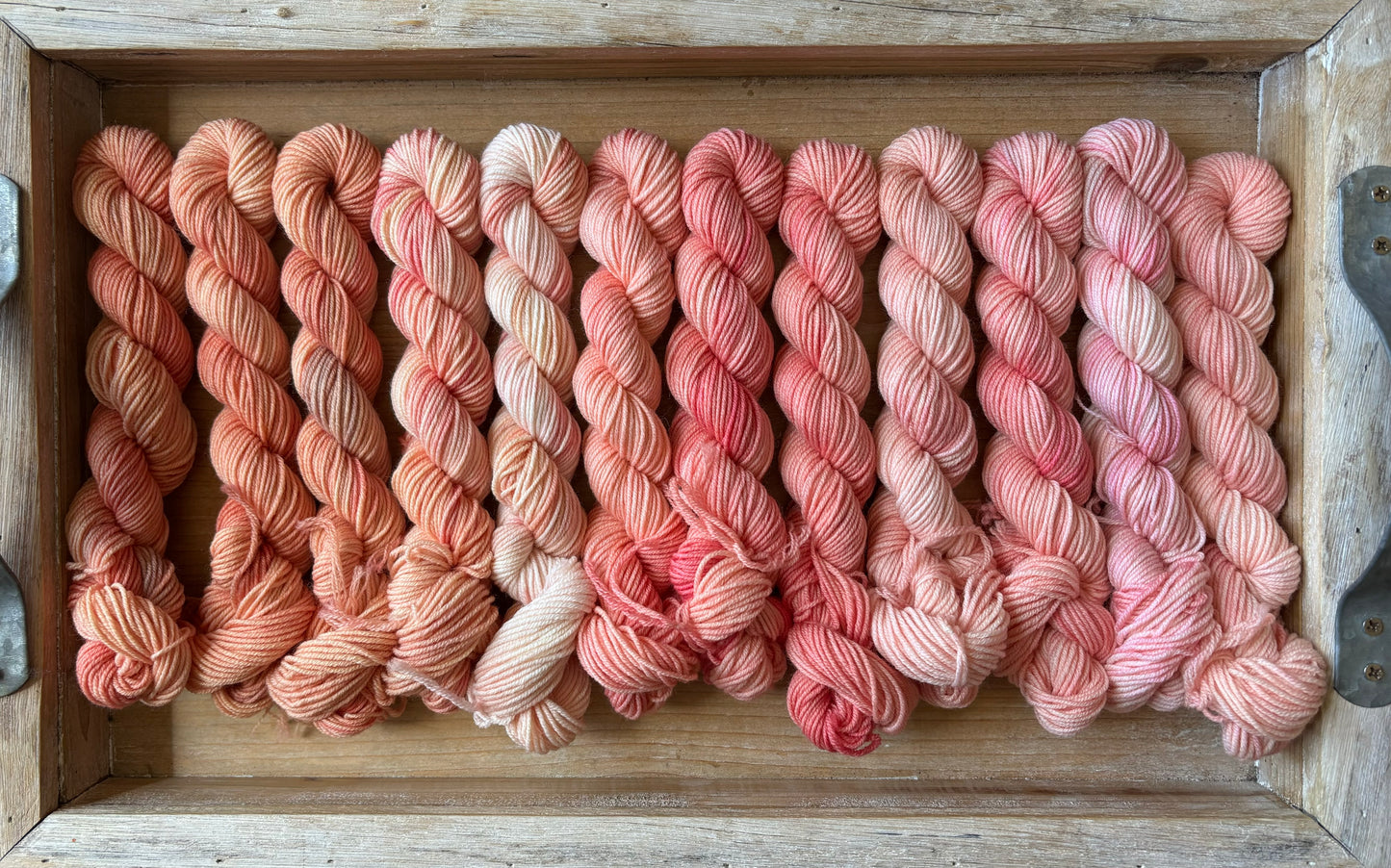 24 Skein Mini Yarn Fade - Squishy Sock Base