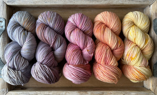 5 Skein Fade on Squishy Sock Base