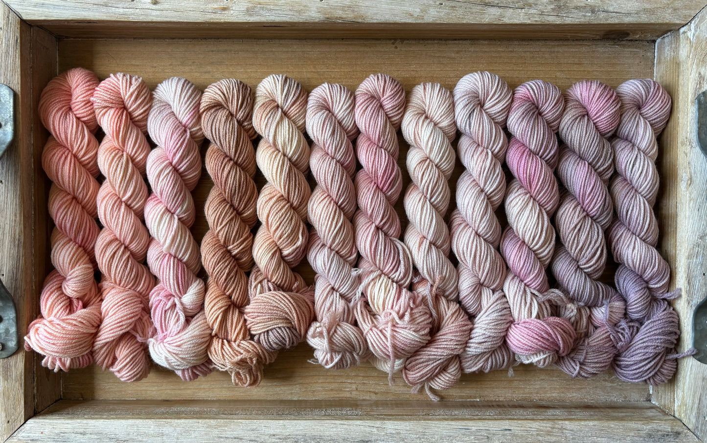 24 Skein Mini Yarn Fade - Squishy Sock Base