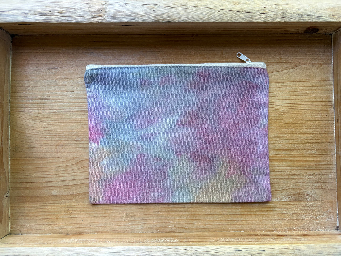 Ice Dyed Zipper Pouch