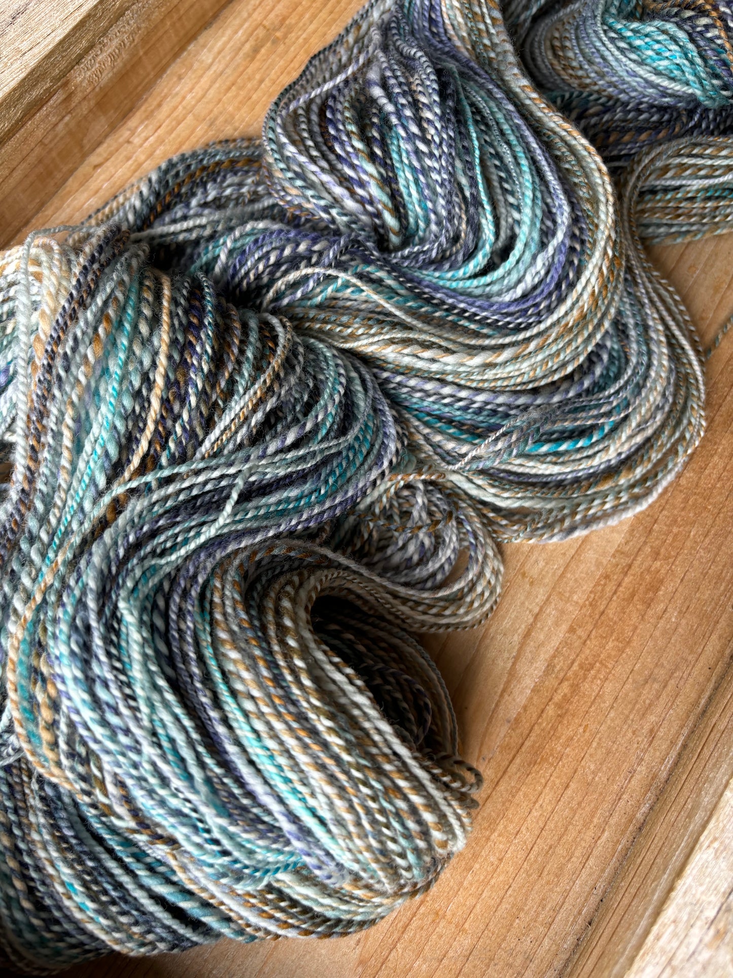 Hand Spun Yarn - 100% Superwash Merino Wool