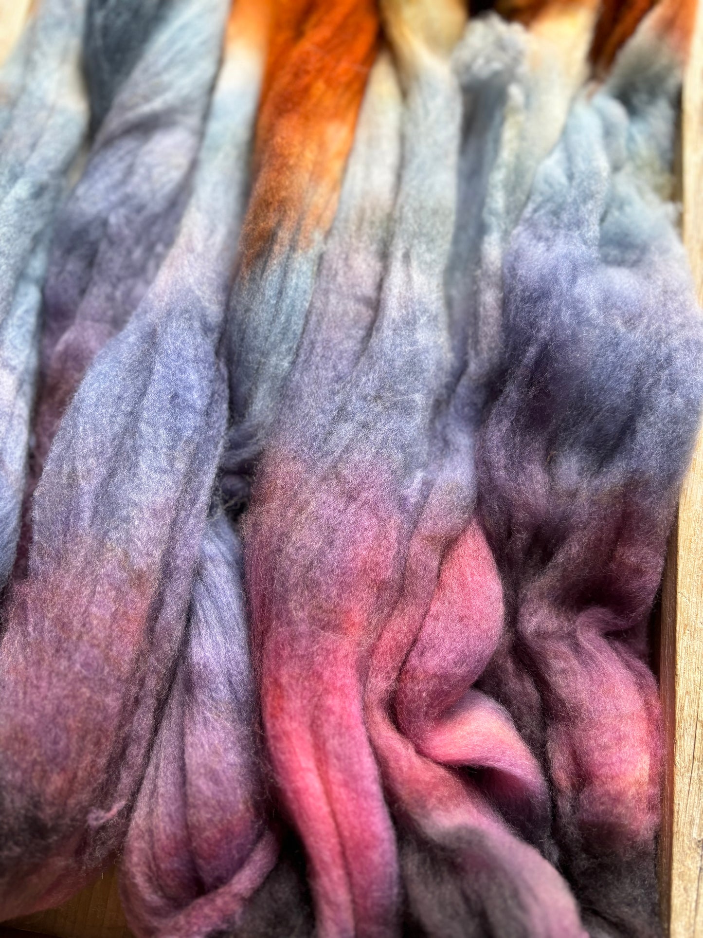 Flicker and Flame - 100 grams of Spinning Fibre