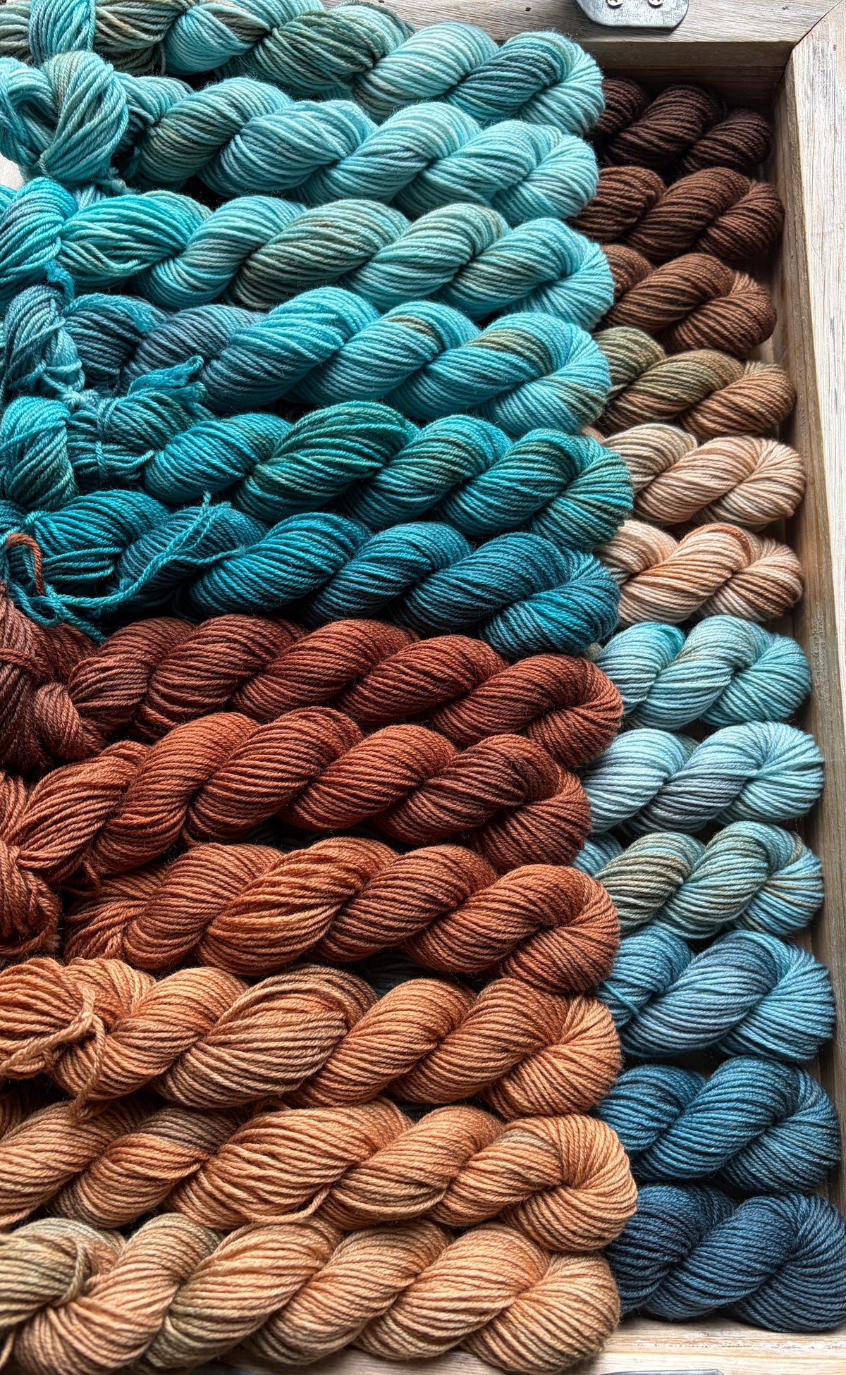 24 Skein Mini Yarn Fade - Squishy Sock Base