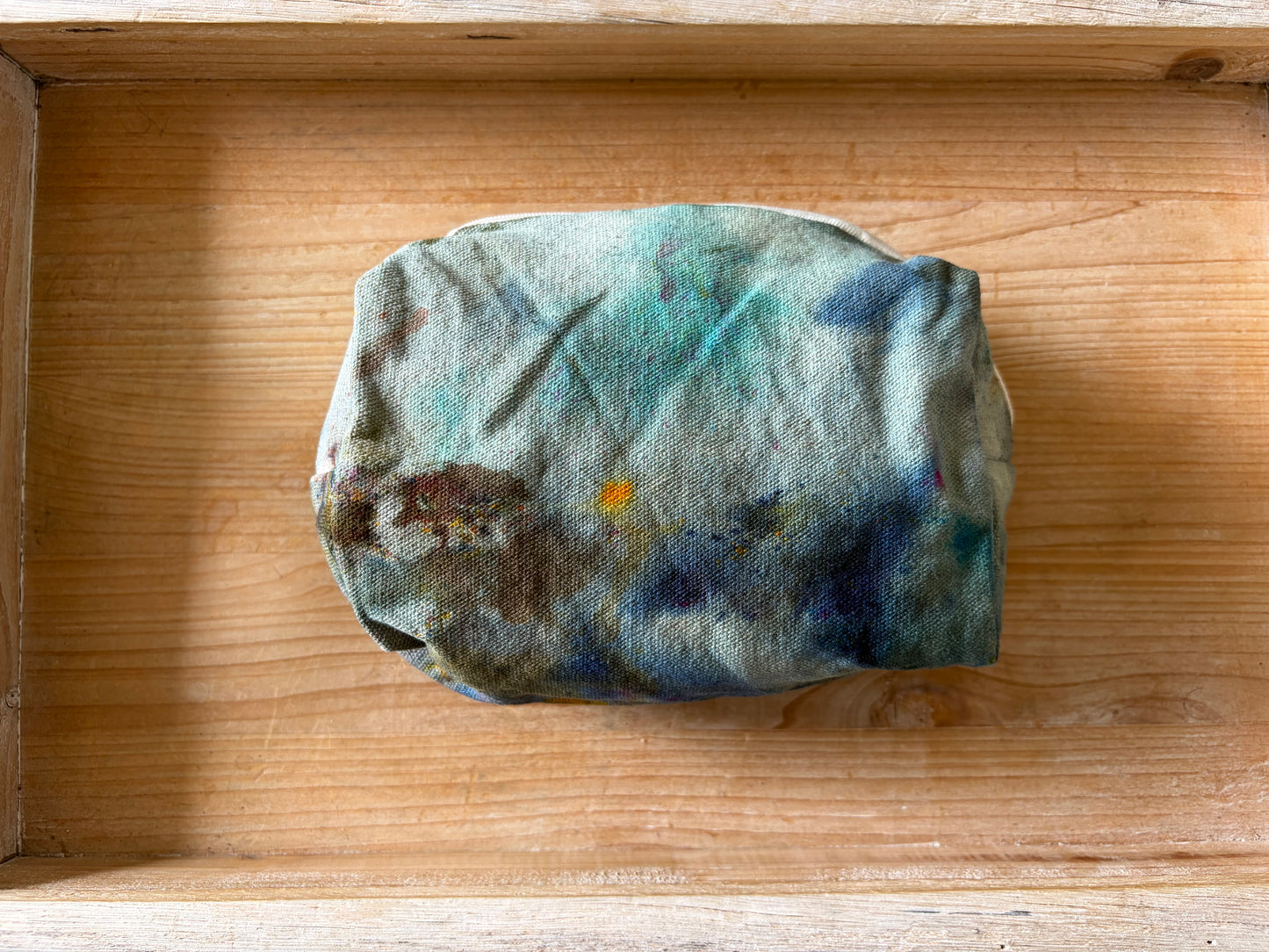 Ice Dyed Zipper Pouch