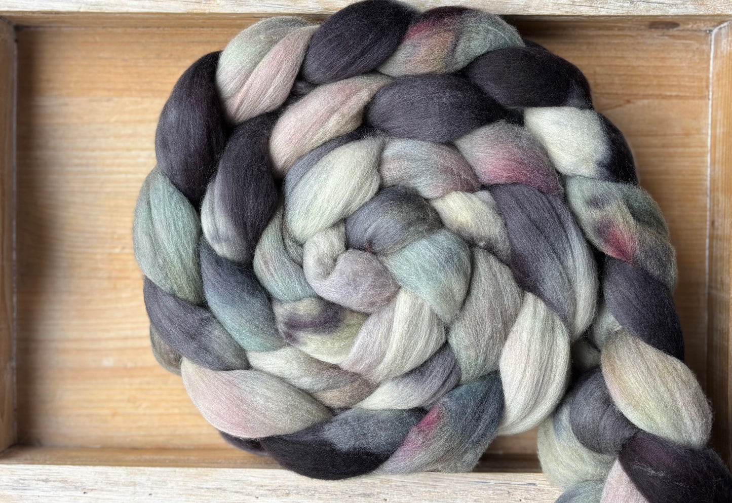 One of a Kind Batch - 100 grams of Spinning Fibre - Untreated Merino Wool 22 Micron - Hand Dyed Combed Top