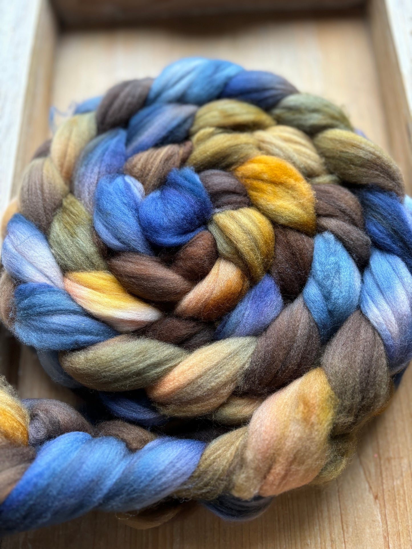 Sunflower Fields - 100 grams of Spinning Fibre