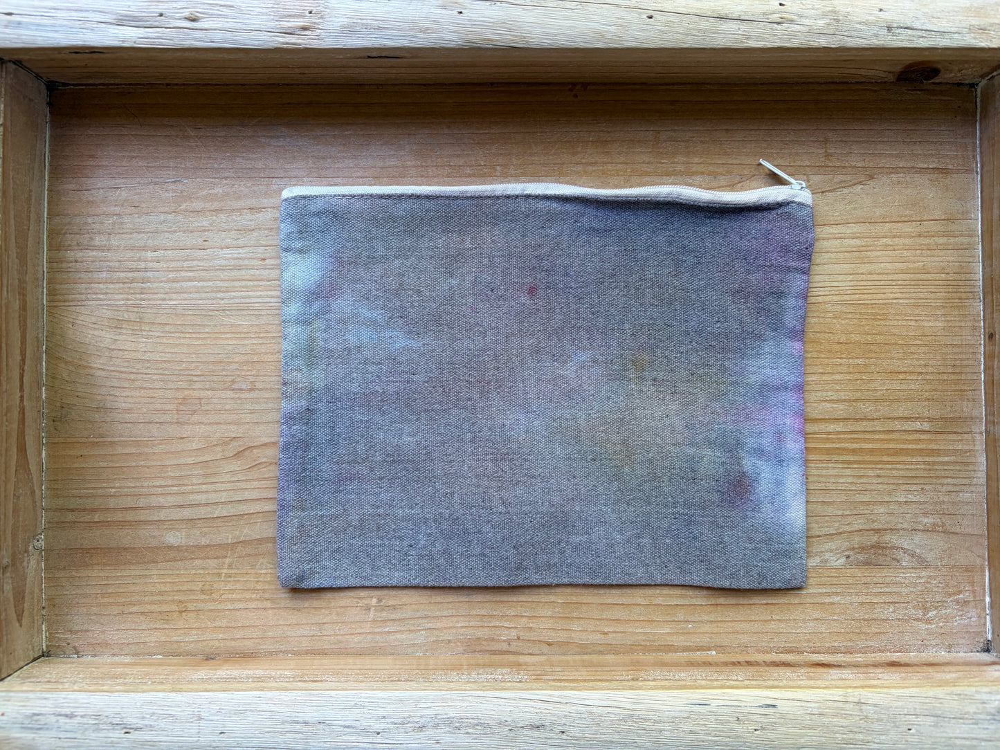 Ice Dyed Zipper Pouch