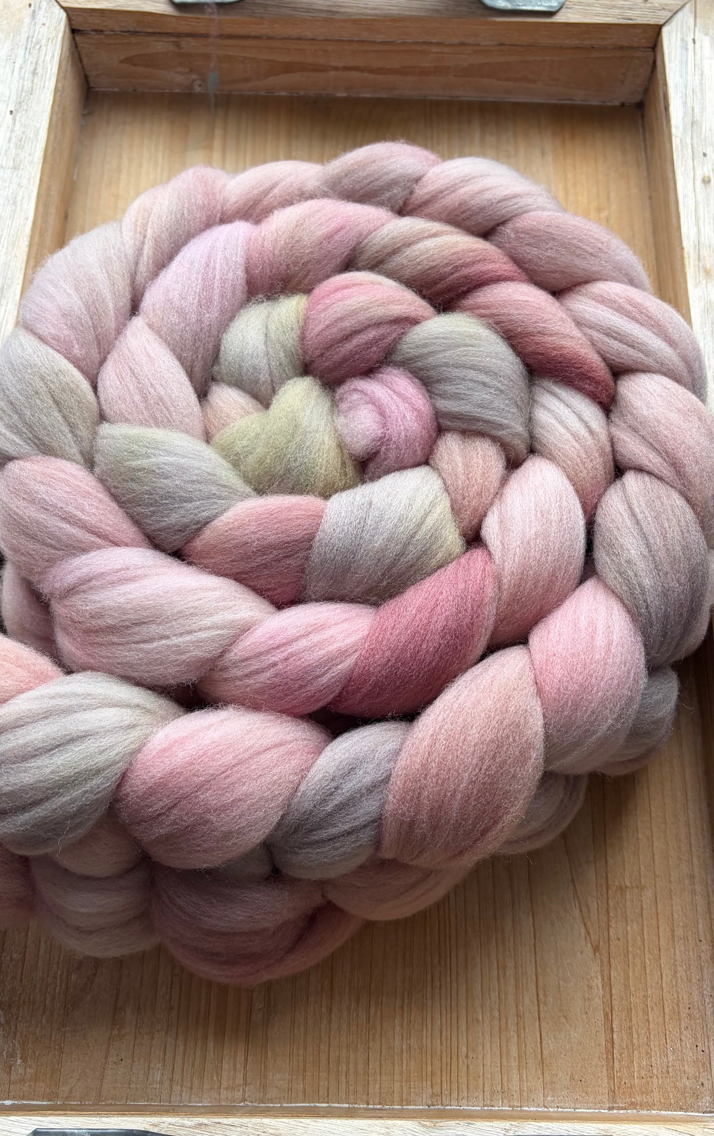 Targhee - 23 Micron - One of a Kind Batch - 100 grams of Spinning Fibre - Hand Dyed Combed Top