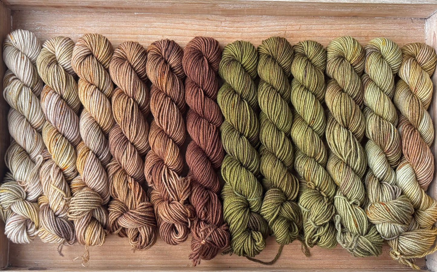 12 Skein Mini Yarn Fade - Squishy Sock Base