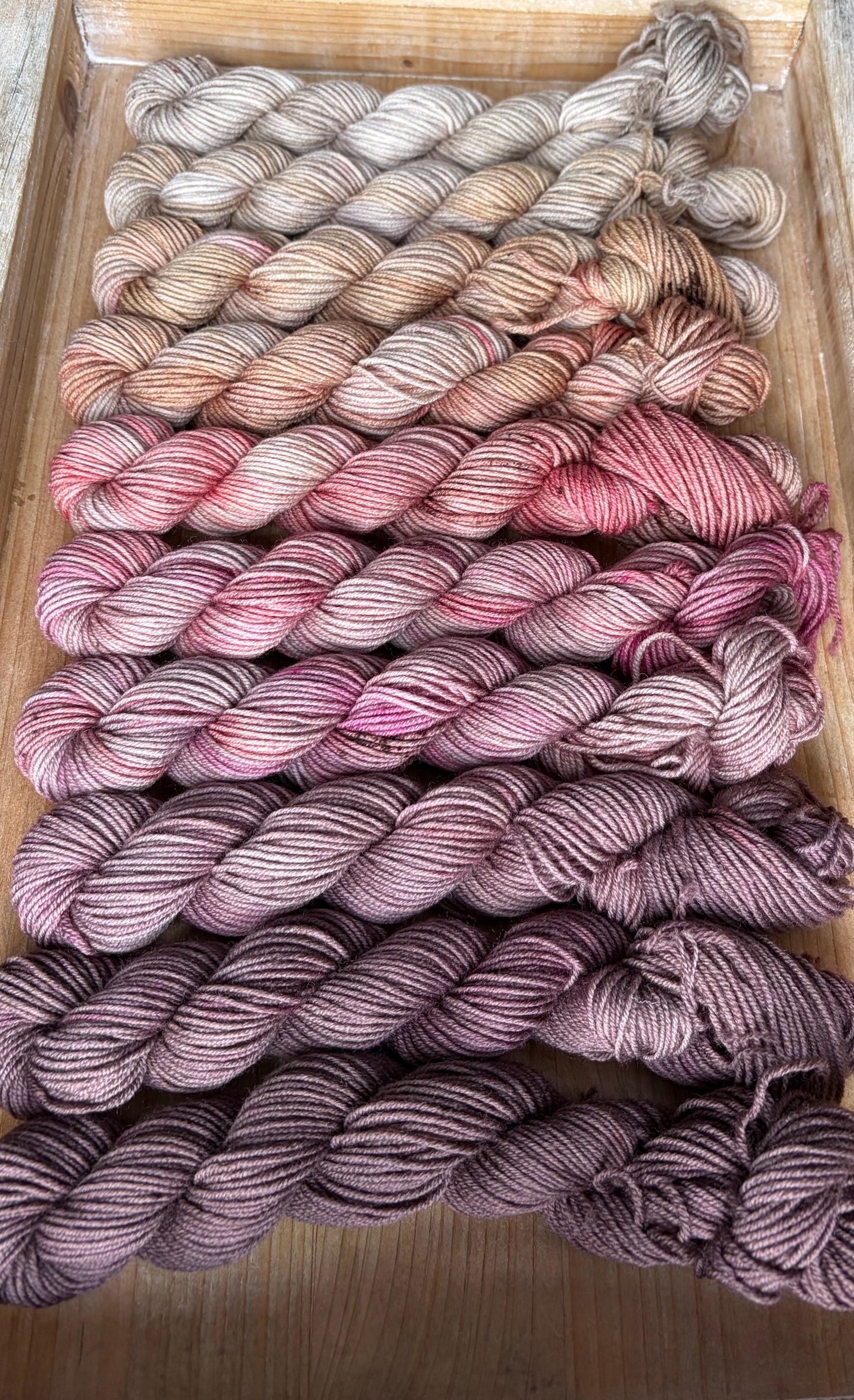10 Skein Mini Yarn Fade - Squishy Sock Base