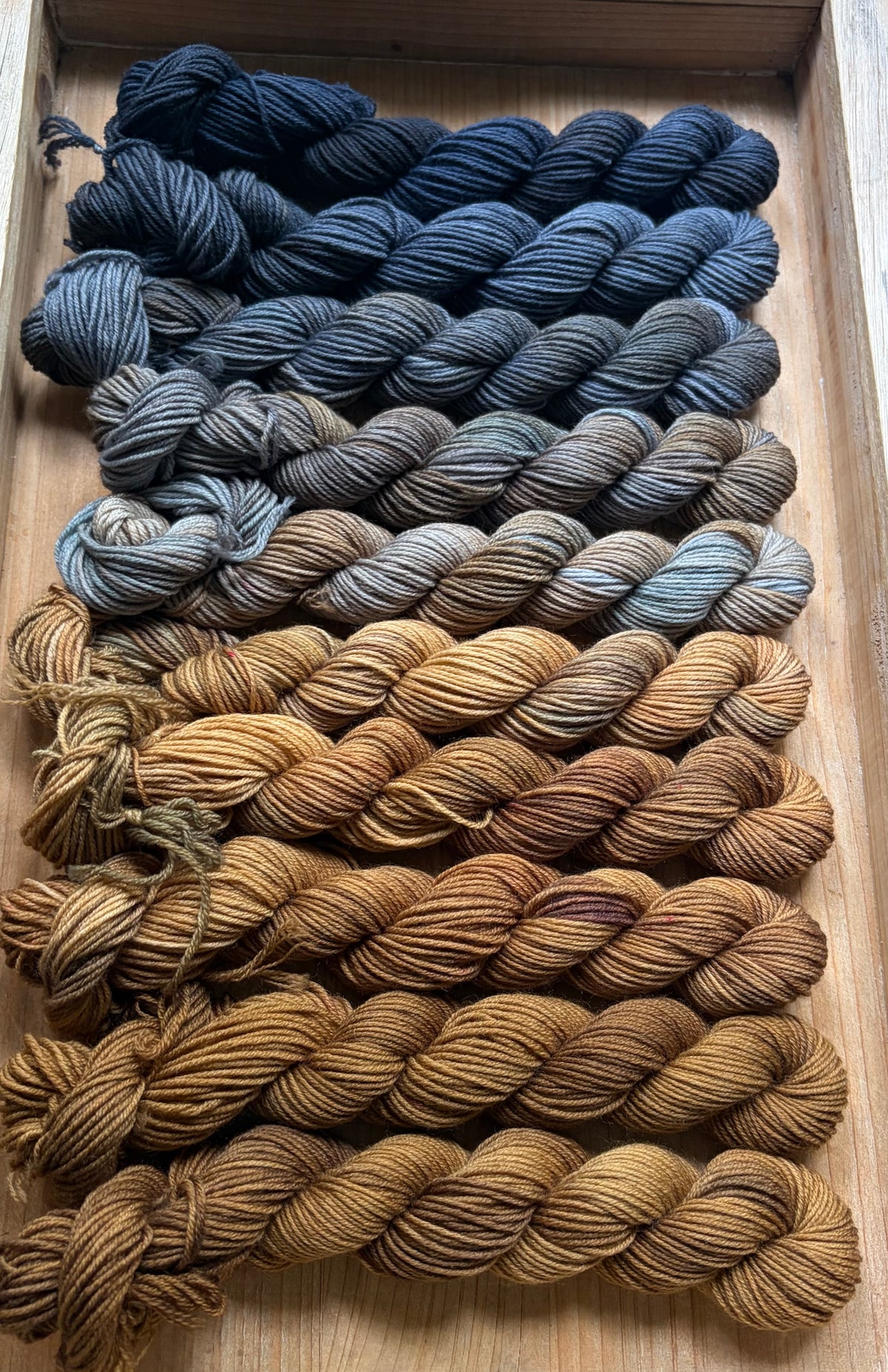 10 Skein Mini Yarn Fade - Squishy Sock Base