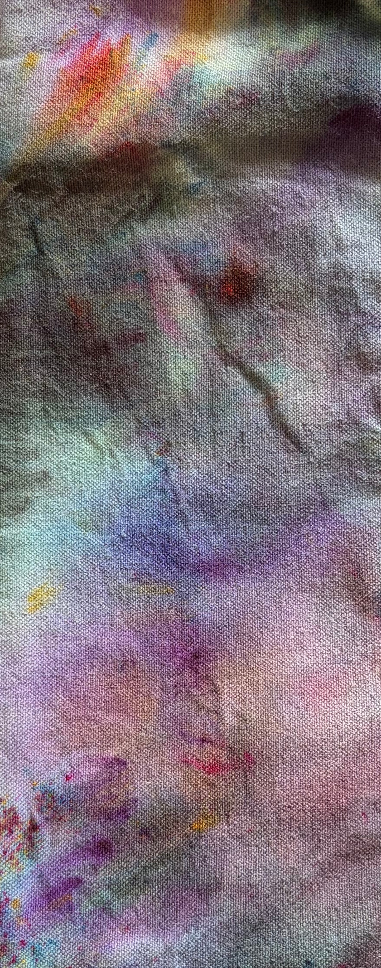 Ice Dyed Cotton Tote Bag
