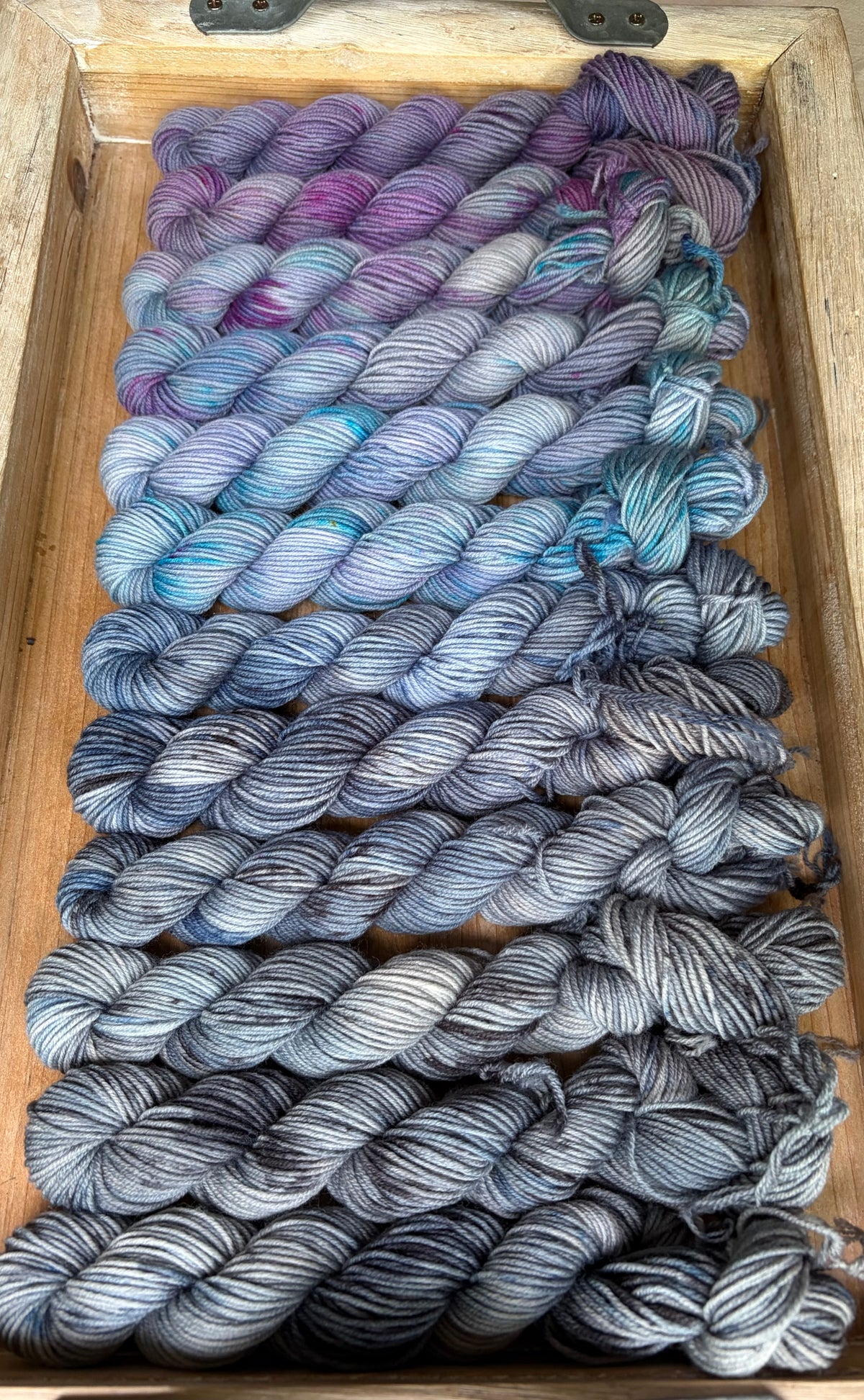 12 Skein Mini Yarn Fade - Squishy Sock Base