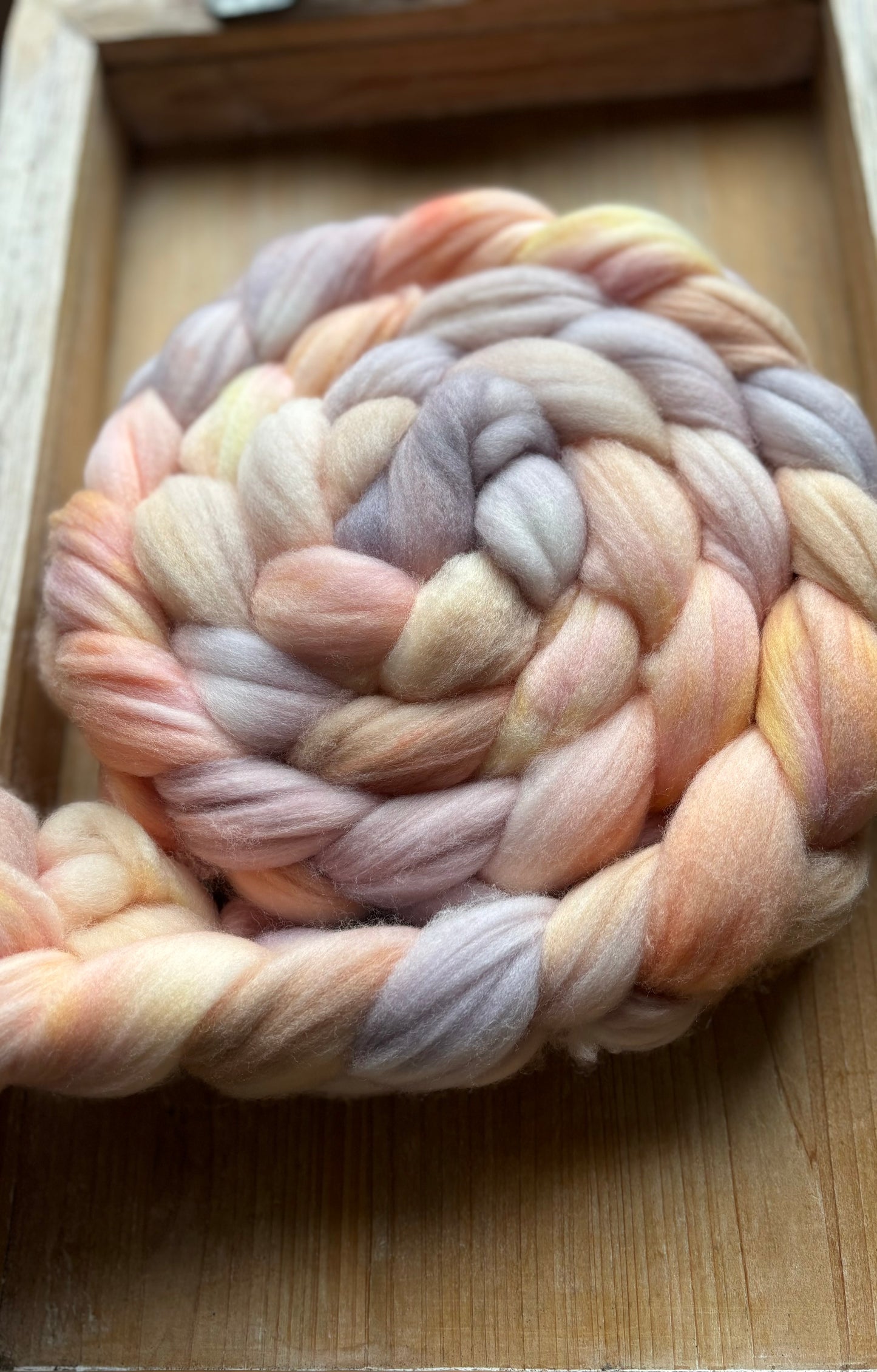 Seashells - 100 grams of Spinning Fibre