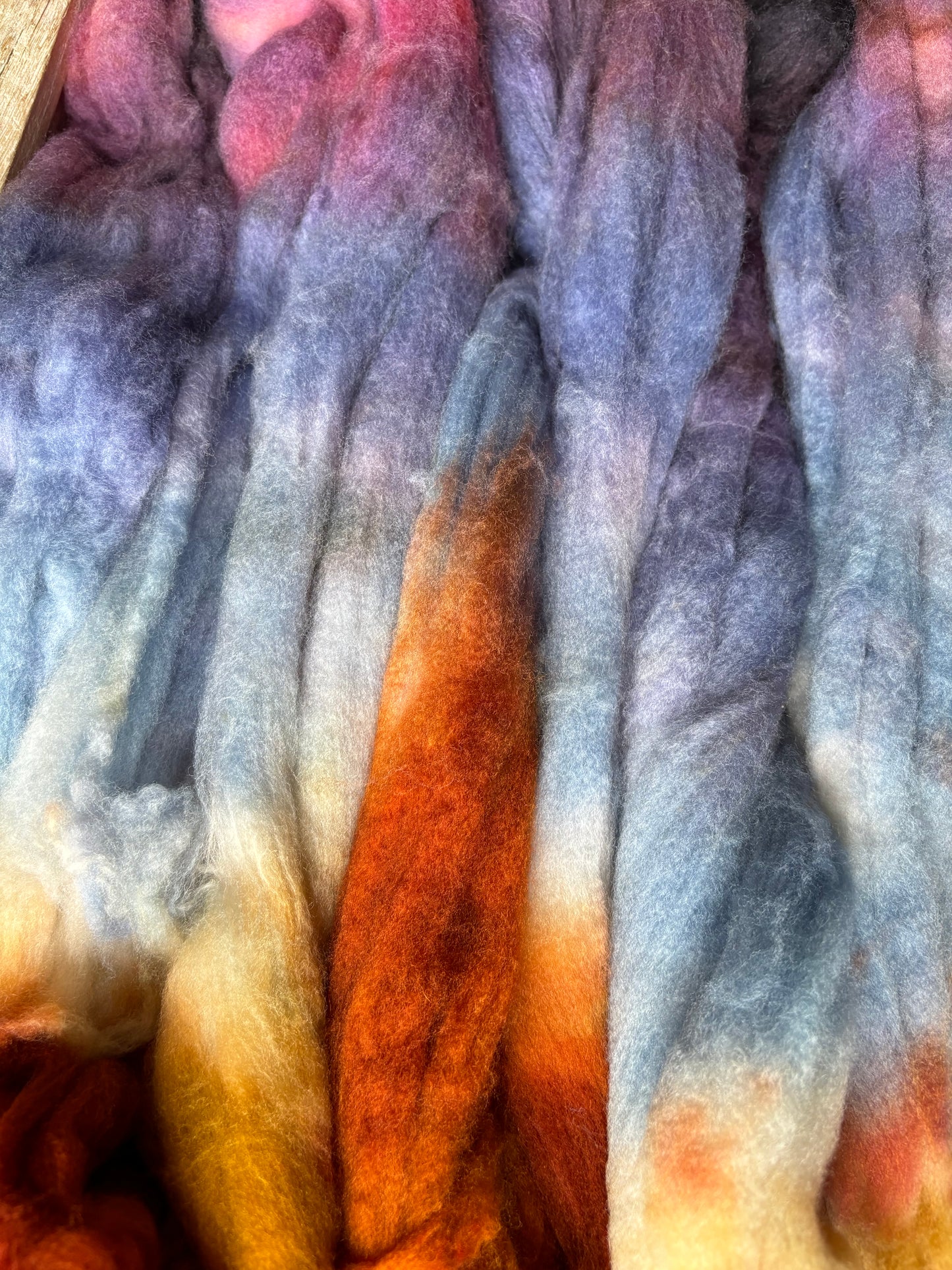 Flicker and Flame - 100 grams of Spinning Fibre