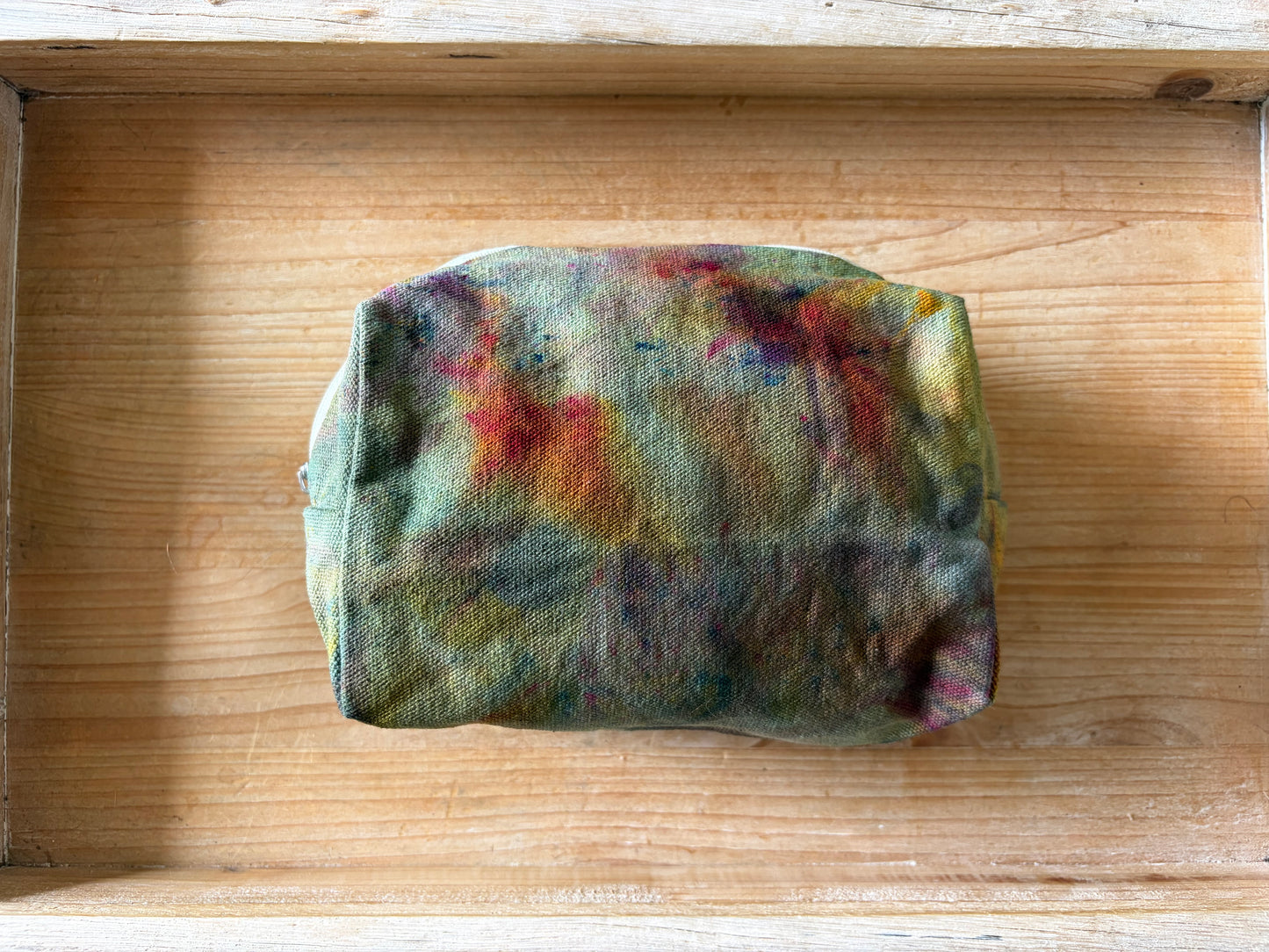 Ice Dyed Zipper Pouch