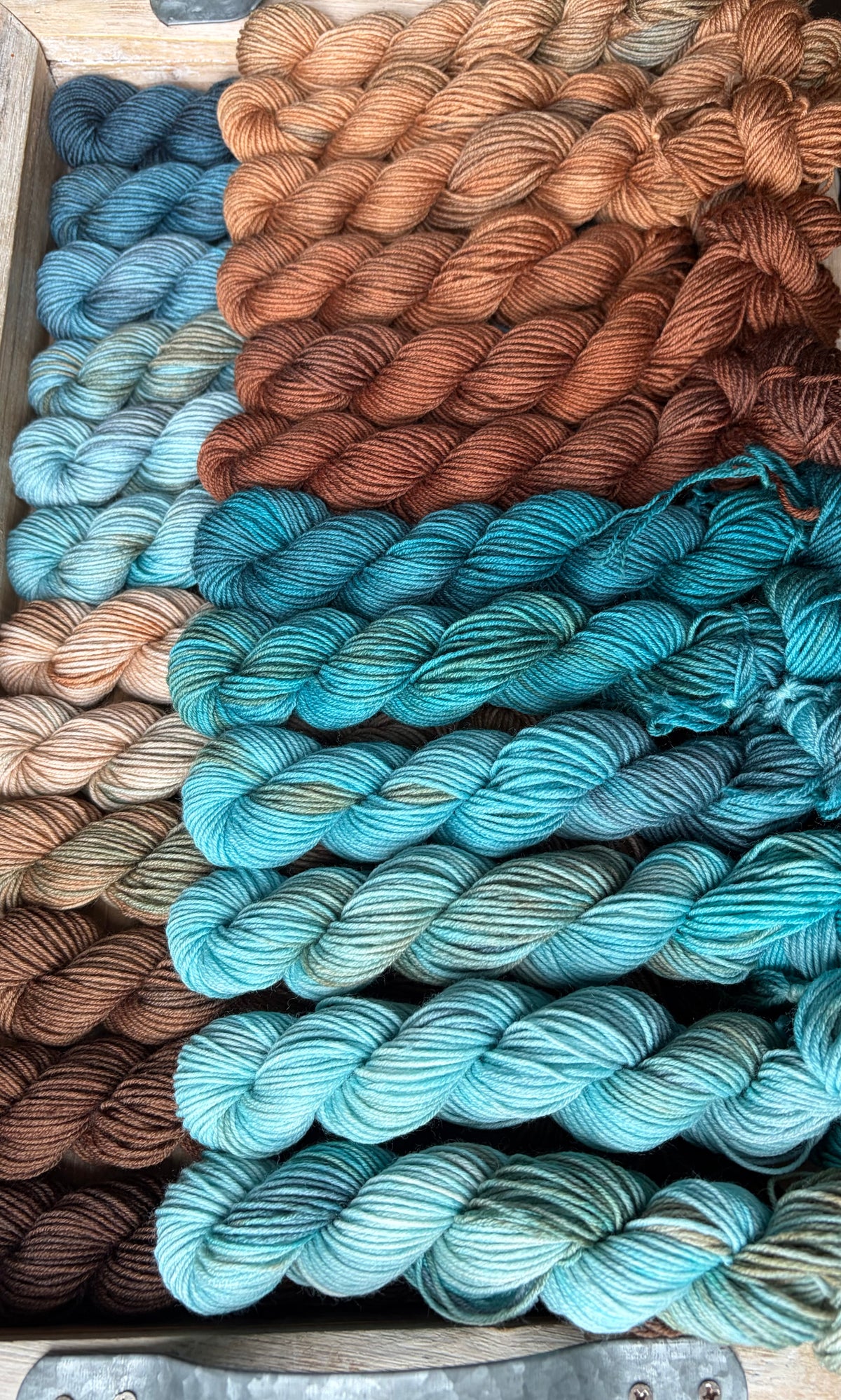 24 Skein Mini Yarn Fade - Squishy Sock Base