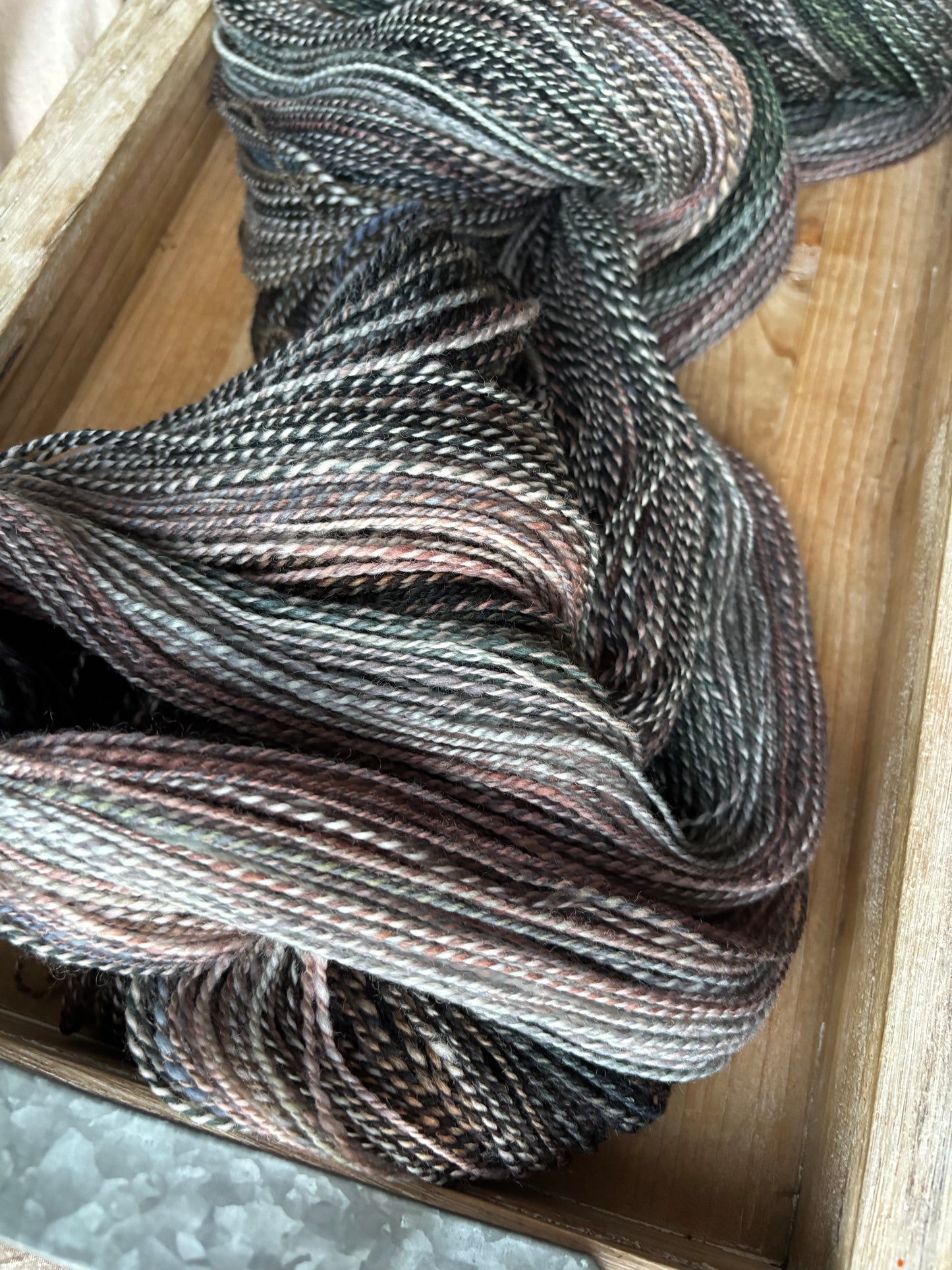 Hand Spun Yarn - 80% Superwash Merino/20% Nylon