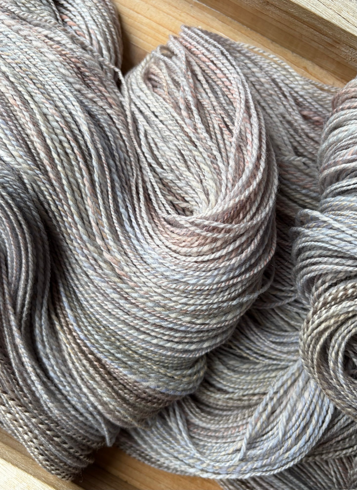 Hand Spun Yarn - 100% Untreated Merino Wool