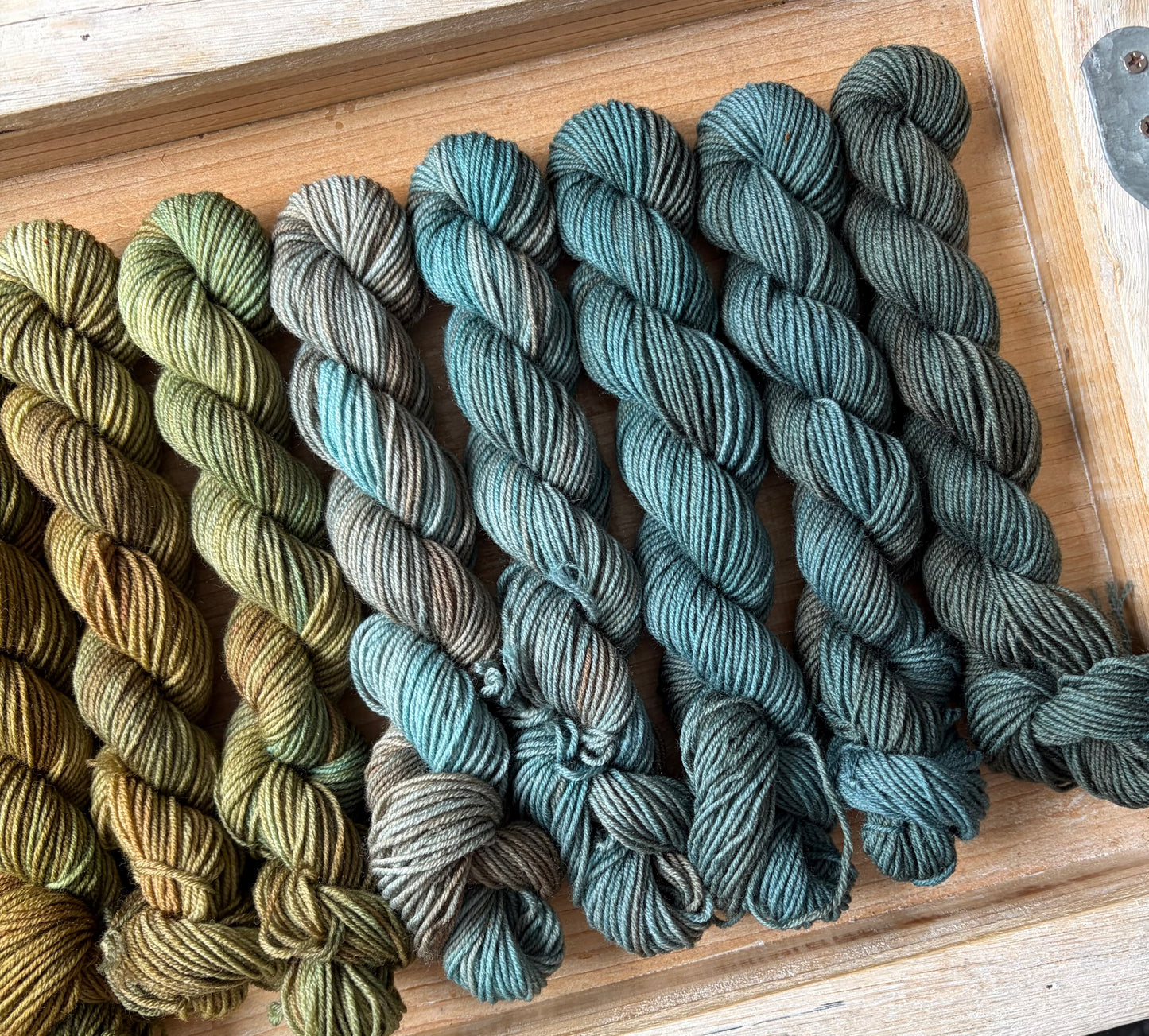 10 Skein Mini Yarn Fade - Squishy Sock Base