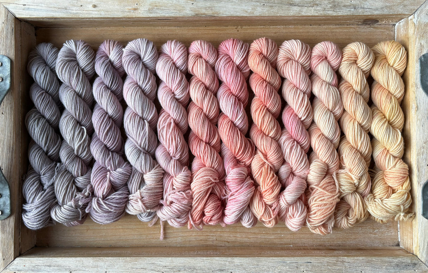 24 Skein Mini Yarn Fade - Squishy Sock Base